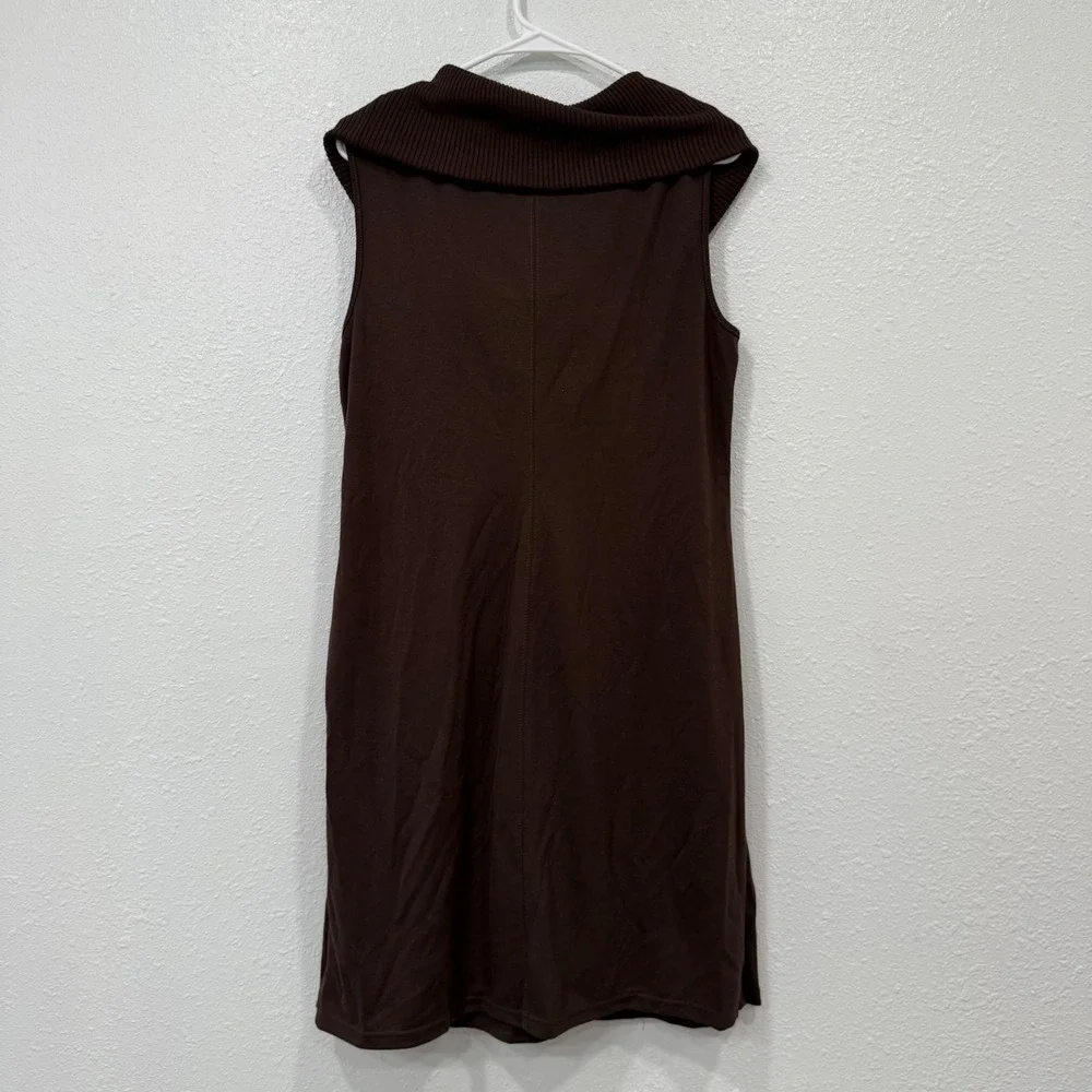 Spense Brown‎ Sleeveless Cowl Neck Dress Women's Size 14 New with Tags - Picture 3 of 6